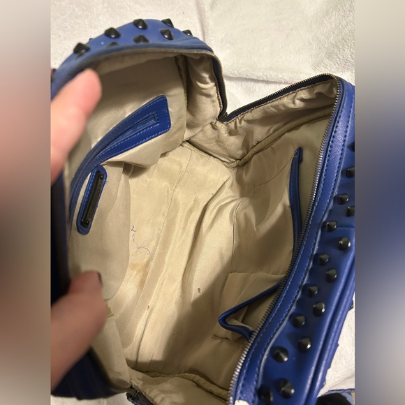 Blue Steve Madden Studded Bag - Picture 2 of 12